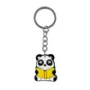 Venta al por mayor del fabricante Llavero de Panda con Material de Goma Suave y Colgantes Personalizables para Llavero