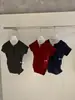 WGWE9373 Guangzhou Trece Líneas Ropa para Mujer 2026 Verano Nuevo Estilo Petite Cintura Ceñida Versátil Camiseta de Manga Corta