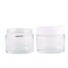 En Stock Botella Dispensadora de Crema de Vidrio de 100g, Botella Dispensadora Sellada para Crema de Ojos, Botella para Crema Facial, Botella Vacía Dispensadora de Crema para Uso Doméstico