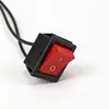 Interruptor basculante con cable, enchufe de alimentación de alta corriente, regulador de velocidad con potenciómetro, voltímetro, pulsador circular