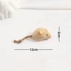 Suministros para Mascotas Ratón de Peluche Simulado, Juguete para Gatos Resistente a los Arañazos y a la Masticación, Juguete para Gatos Autoestimulante y Alivia el Aburrimiento, Bola de Hierba Gatera