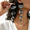 1 Juego de Pendientes Redondos Geométricos Modernos y Únicos para Mujer para Usar en Fiestas, Reuniones y Salidas Diarias
