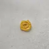 Fita de 3 Pontos com Flor de Rosa Decoração de Roupa DIY Flor de Fita Artesanal Rosa Sem Folha Fita de 3 Pontos com Rosa