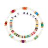 Pulsera Multicapa Personalizada Hecha a Mano con Cuentas Estilo Ins de Gama Alta para Mujer Pulsera Plegable de Cerámica Suave para Mujer Nicho