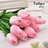Flores Artificiales Mini Tulipán PU Estilo Escandinavo Boda Decoración del Hogar Accesorios Plantas Simuladas Venta al por Mayor Transfronteriza