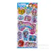 DY Dibujos Animados Conejito Lindo Infantil 3D Agitable Rellenos de Agua Manchados de Aceite Autoadhesivos Decorativos para Diarios de Niñas y Jardín de Infancia