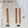 Viruta de madera doble capa núcleo de cera de madera vela de aromaterapia DIY Montaje de taza núcleo de madera cera de soja núcleo de madera