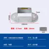 10 peças Conector Fivela de Fixação para Tubo Quadrado Base de Fixação para Poste Acessórios para Guarda-corpo Sem Solda Base de Ferro Galvanizado