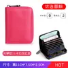 Portatarjetas para hombre estilo coreano portatarjetas para mujer con cremallera multi-tarjeta portatarjeta de identificación gran capacidad multifuncional portatarjeta de licencia de conducir