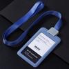 Dezhi trabalho cordão conjunto high-end empresa listagem cartão de trabalho conjunto peito cartão de entrada guarda de trabalho cartão de fábrica conjunto de proteção de cartão de fábrica
