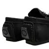 Zapatos Casuales de Piel de Vaca de Primera Capa para Hombre, Mocasines de Piel Genuina, Zapatos de Piel de Negocios con Patrón de Cocodrilo, Zapatos de Piel Transpirables de Suela Blanda para Conducir
