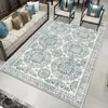 Alfombra de Estilo Étnico Bohemio para Decoración de Sala de Estar y Casa de Huéspedes, Alfombra Resistente a Manchas y al Desgaste, Lavable a Máquina, Alfombra de Cobertura Total para Dormitorio
