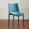 Silla de Plástico Simple Respaldo Silla Silla Adulto Silla de Comedor Silla de Ocio para Exterior Apilable Silla Engrosada Silla de Negociación