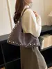 2026 Bolso de Mujer Nuevo de Gran Capacidad de Moda Bolso de Hombro Único Mate para Debajo del Brazo Bolso Retro Versátil Bolso de Mano Casual
