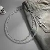 Cadena de Anillos Metálicos Multicapa Estilo Hip-Hop Punk Cadena Decorativa para Pantalones Simple Accesorio Unisex para Jeans