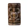 Pendente de Agarwood de Qinan Esculpido Lado Único Marca Tathagata Pingente Artesanato em Relevo Estilo Chinês Peça de Mão Wenwan Colar