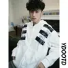 Sudadera con capucha y estampado de letras, prenda exterior unisex, estilo callejero europeo y americano moderno, silueta cleanfit, chaqueta de corte regular