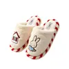Chinelos de Inverno de Algodão Miffy Oficialmente Licenciados para Crianças, Adultos e Casais, Design de Coelho Fofo, Antiderrapante, Sola Grossa, Quentes