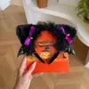 Nuevo Sombrero de Halloween: Diadema de Cuernos de Calabaza, Diseño Único Exagerado y Exquisito, Disfraz de Cosplay, Accesorio para el Cabello Divertido para Mujeres