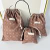 Bolsa de Almacenamiento Grande con Estampado de Moños de Pana Fresco y Dulce Bolsa para Regalos y Dulces Bolsa para Clasificación de Artículos Varios