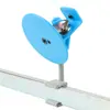 Enhebrador de hilo para pájaro con pie de hierro anti-enredo, marco de hilo para tejer en hilera, guía de hilo, accesorios para máquina de tejer circular de pájaro de nailon
