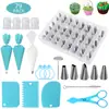 Herramientas caseras para hacer pasteles decorador laminador boquilla de acero inoxidable para manga pastelera herramientas de horneado 39 piezas