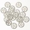 Decoração de engrenagem mecânica de liga retrô acessórios de joias para robô diy estilo steampunk vendas diretas da fábrica