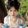 Nuevos Accesorios Hanfu de Estilo Chino, Collar Largo con Borla de Perlas de Estilo Antiguo, Collar de Perlas de Estilo Nacional, Collar de Perlas de Estilo Ming, Adorno de Cuello Estilo Collar para Mujer