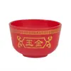 Taza de Té Qing Jing Taza de Brindis Taza para Adorar a Dios Buda Taza de Té Adoración Estilo Chino Plástico Dorado Plástico Rojo Copa de Vino
