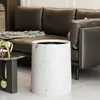 Cubo de Basura de Mármol con un Toque de Lujo Ligero de Alta Gama, Adecuado para Hoteles y Uso Doméstico, Gran Capacidad, para Dormitorio, Sala de Estar y Baño