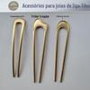 Acessórios de Cabelo de Metal Estilo Antigo, Versátil para Uso Diário, Grampo de Cabelo Minimalista Moderno Japonês, Grampo de Cabelo em Forma de U, Acessórios Ti Hui