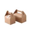 En stock caja de papel Kraft portátil para embalaje caja de embalaje para té caja de regalo para mousse cartón de embalaje para turrón formulación