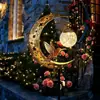 Novas luzes de solo de abóbora, lua e gato movidas a energia solar para o Festival dos Fantasmas, luzes de jardim e decorações de gato preto