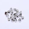 Contas de ouro 14K com preservação de cor irregular quebrado prata solta contas acessórios pulseira diy colar frisado espaçador de material