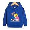 Meninos e meninas camisola com capuz Primavera e Outono 2023 novas roupas infantis bebê jaqueta casual solta top de manga comprida infantil