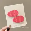 Pinza para el pelo con estampado de leopardo y flores, accesorio para el pelo elegante y exquisito, pinza dulce para flequillo, pinza para el pelo para mechones sueltos, adorno para el pelo elegante y exquisito