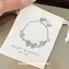 Pulsera de Mariposa Rosa Dulce con Pedrería, Fresca y Elegante, Versátil y Exquisita, con un Sentido de Ambiente para el Uso Diario