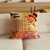 Popular almohada con forma de estrella de dibujos animados para sillas de oficina, dormitorio, sala de estar, sofá, con funda de almohada extraíble