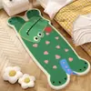 Tapete de Cabeceira para Quarto Infantil Quarto de Menina Tapete de Pelúcia Fofo de Desenho Animado Tapete de Chão Longo Espesso para Cabeceira do Quarto Principal