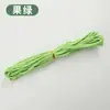 Corda de algodão colorida de 3-4 mm para acessórios de pulseira DIY, corda de algodão fiada no núcleo artesanal, corda para tapeçaria e fio de algodão para amarração