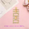 Pingente Dupla Felicidade presente de casamento para noiva decoração de doces pingente acessório para leque DIY pingente único com strass caractere "Felicidade"
