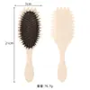 Pente Popular Transfronteiriço de Palha de Trigo com Almofada de Ar, Pente Fluffy para Styling de Cabeleireiro, Pente Definidor de Cachos com Elasticidade, Estoque Pronto do Fabricante