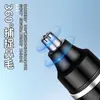 JLL5013 con pantalla de potencia recortador de vello nasal recortador de pelo unisex afeitadora recortador eléctrico de vello nasal