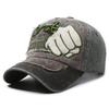 Gorra de béisbol con puño desgastado de mezclilla lavada retro nueva europea y americana para hombres y mujeres, gorra con visera de calle para exteriores a la moda