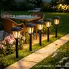 Lámpara de césped de alambre de tungsteno nueva, luz nocturna solar para exteriores, lámpara de suelo LED, lámpara pequeña solar de palacio, decoración de jardín