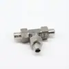 Tee Soldado de Aço Inoxidável 304316L Junta de Tubo Tee Hidráulico Jb/972 Junta Rosca Externa Soldada