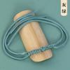 Fivela de contas de jade para Cheongsam, borla de cauda longa, fivela de pérola, botão trançado à mão estilo nacional, acessórios decorativos Hanfu para mulheres