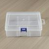 Caja Transparente de PP Caja Rectangular de Plástico Piezas de Juguete Accesorios Caja de Embalaje de Plástico Caja de Almacenamiento para Cables de Datos con Tapa