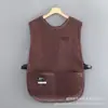 Nuevo Delantal Chaleco Antisalpicaduras Impermeable al Agua y al Aceite Barista Hogar Cocina Catering Ropa de Trabajo Moda Hombro para Hombre y Mujer