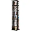 Estantería Giratoria 360 Grados de Pie para Niños Simple Multifuncional para el Hogar Sala de Estar Montada en la Pared Estante de Almacenamiento de Múltiples Niveles